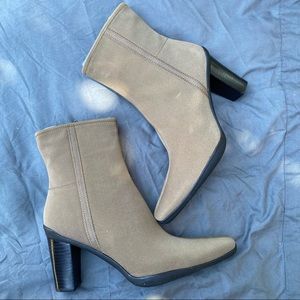 Light Brown Pointed Toe Booties NEW Size 10